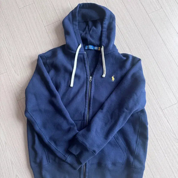 [BUNJANG] Polo Ralph Lauren Zip-Up Hoodie Navy L / 폴로 랄프로렌 후드집업 네이비 L 정품