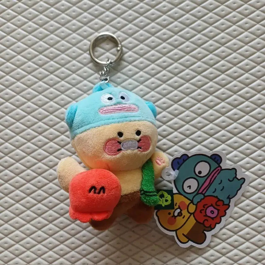 [BUNJANG] Choonsik & Hangyodong Bath Mitt Keychain / (새상품) 춘식이 한교동 때밀이 키링