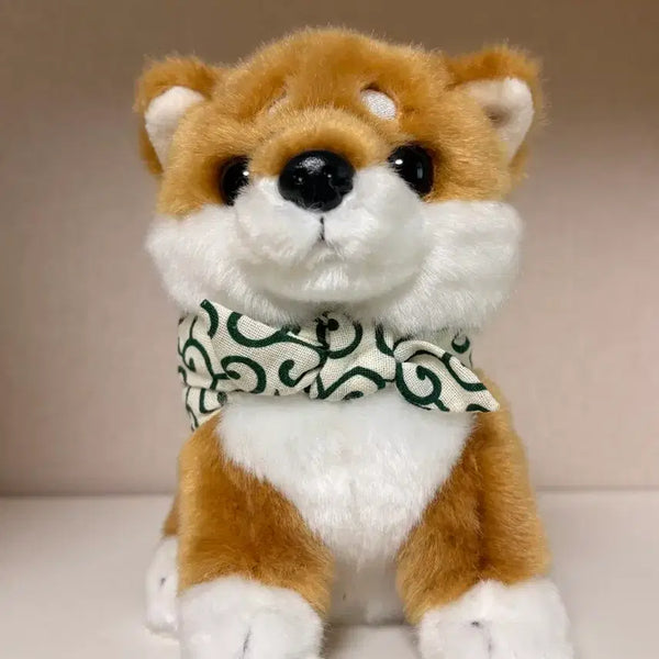 [BUNJANG] Shiba Inu Plush Doll with Scarf / 시바견 인형