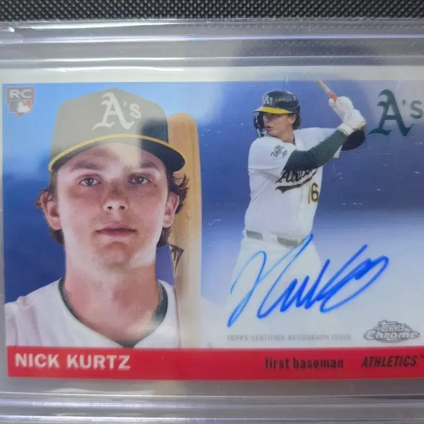 [BUNJANG] Nick Kurtz 2025 Topps Platinum On-Card Autograph Rookie Card / 닉 커츠 2025 topps platinum 오토그래프 카드