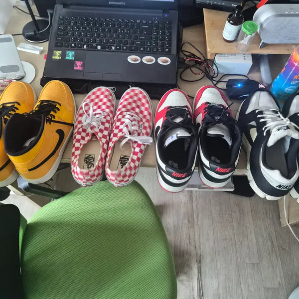 [BUNJANG] Nike Dunk, Vomero, Air Jordan Mid, Vans Authentic Bundle Set / 나이키(덩크,보메로,미드조던) 반스 신발4종 일괄판매