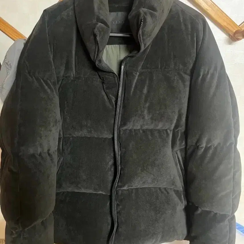 [BUNJANG] Time Homme Velvet Padded Jacket / 타임옴므 벨벳패딩 판매