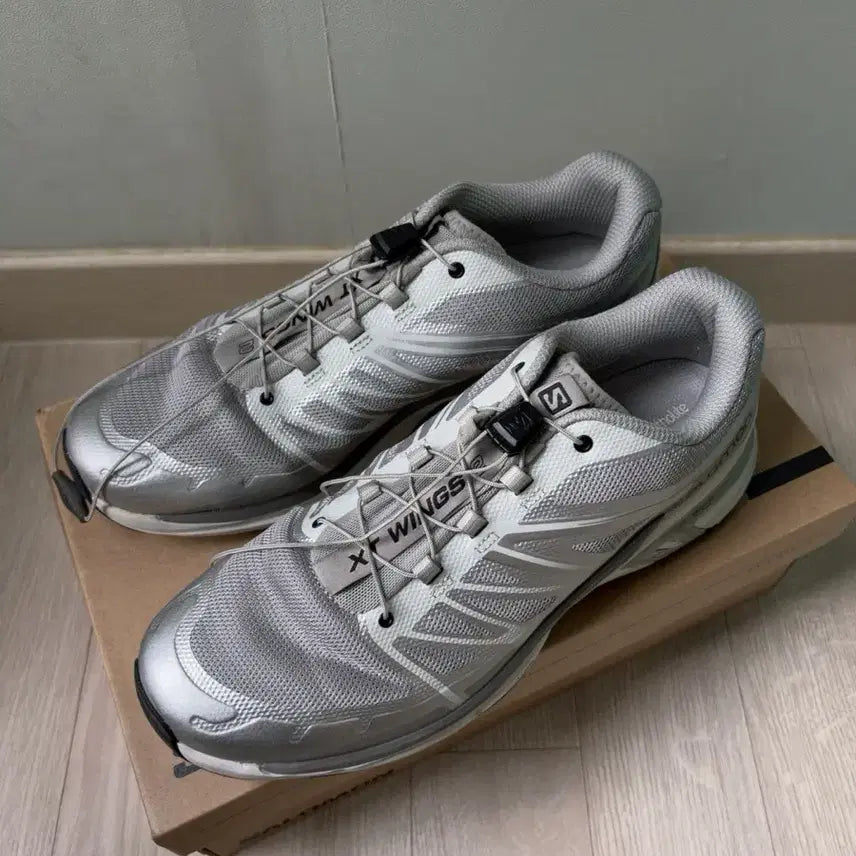 [BUNJANG] Salomon XT-Wings 2 Lunar Rock Grey Shoes / [280] 살로몬 XT-윙스 2 루나 락 그레이