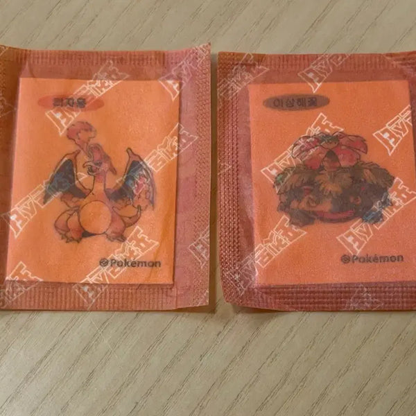 [BUNJANG] Pokemon 30th Anniversary Stickers Charmander + Bulbasaur / 포켓몬 30주년 띠부씰 리자몽 + 이상해꽃
