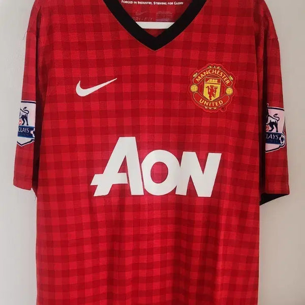 [BUNJANG] Rio Ferdinand Signed Manchester United 2012-2013 Jersey / 12-13 맨체스터 유나이티드 퍼디난드 친필싸인 셔츠