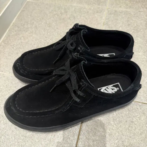 [BUNJANG] Vans Wallabee Carver Low Moccasin Shoes Black / [270] 반스 모카신 왈라비 카버 로우 블랙