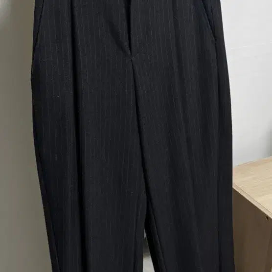 [BUNJANG] DIVEIN HBT Stripe Trousers (Charcoal) / [1] 다이브인 HBT STRIPE TROUSERS (CHARCOAL)