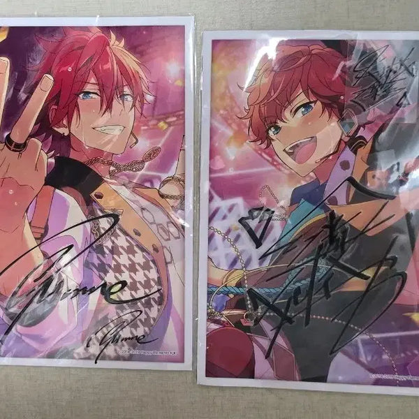 [BUNJANG] Ensemble Stars! Amagi Rinne & Hiiro - Autographed Sticker Bundle Set / 앙스타 아마기 린네 히이로 싸인 스티커 일괄