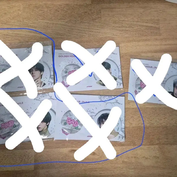 [BUNJANG] ATEEZ Golden Hour: Part.5 Pin Button Set (Yunho, Wooyoung, San) / 에이티즈 핀버튼 윤호, 우영, 산 [GOLDEN HOUR.5 팝업상품]