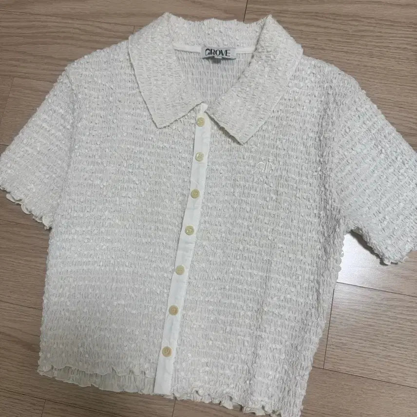 [BUNJANG] Grovestore Short Sleeve Blouse / 그로브스토어 반팔 블라우스