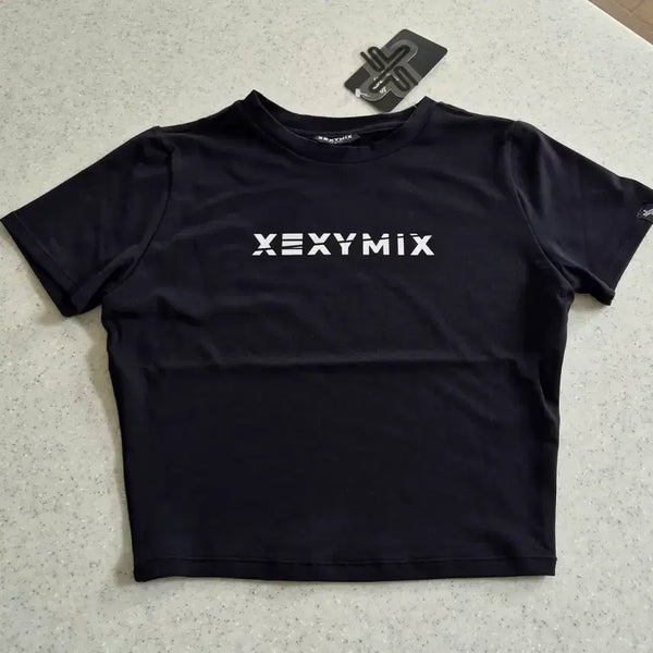 [BUNJANG] Xexymix Heva Crop Top (Black) / 새상품-테그있음)헤바 크롭탑(블랙)(젝시믹스)(40%할인)