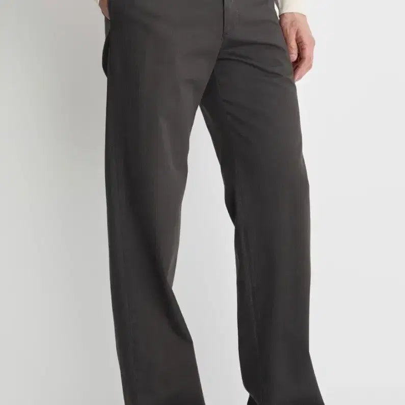 [BUNJANG] Porter Classic Herringbone Tapered Pants Charcoal / 포터리 헤링본 테이퍼드 팬츠 차콜 4 사이즈