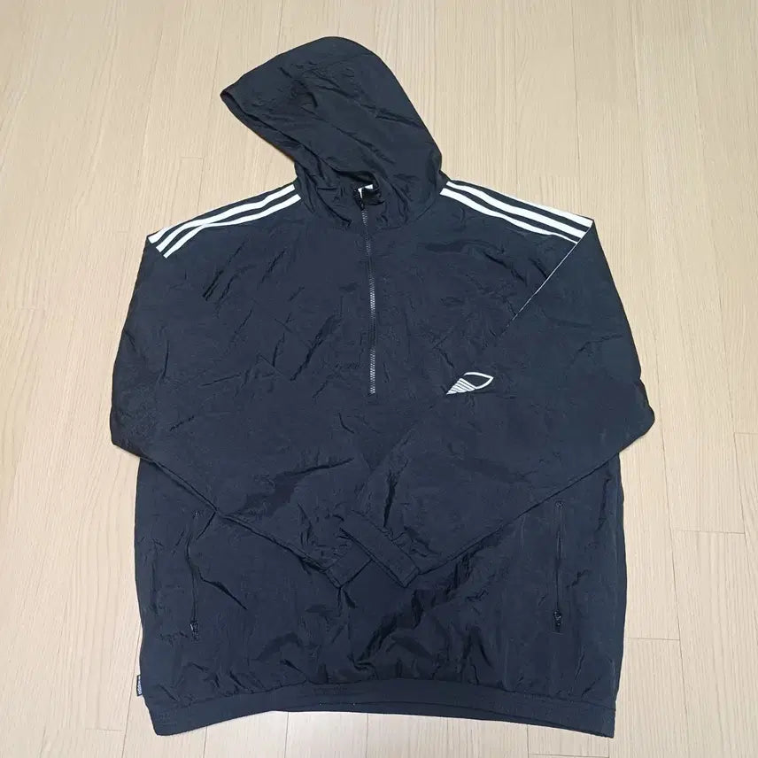 [BUNJANG] Adidas Trefoil Hooded Anorak Jacket 2XL / 아디다스 트레포일 후드 아노락 2xl 110사이즈