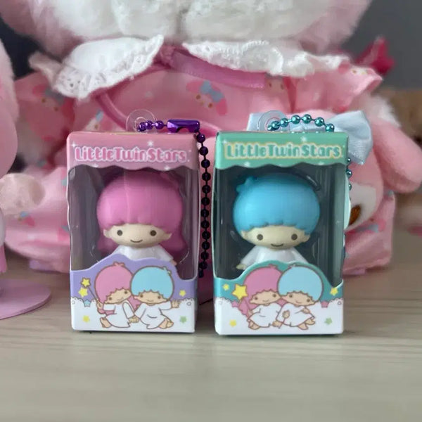 [BUNJANG] Kiki & Lala Miniature Keychain Set / 키키라라 초코박스 미니어처 키링(세트)