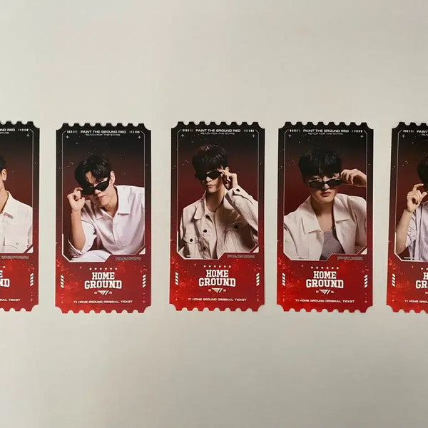 [BUNJANG] T1 Homeground Day 1 Original Ticket Set with Autographed Player Letter / T1 홈그라운드 1일차 특전 오리지널 티켓 세트 선수 자필 편지 T1 homeground 티원 홈그 특전 스페셜 관객 특전 티켓