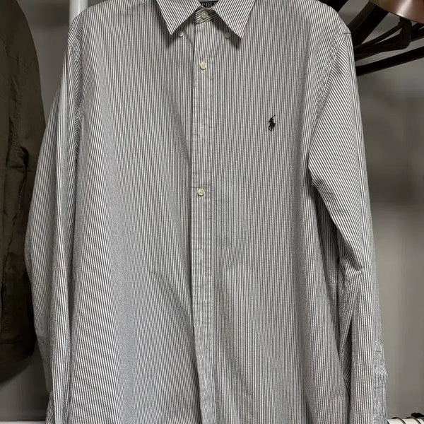 [BUNJANG] Polo Ralph Lauren Classic Fit Striped Shirt XL / 폴로 클래식핏 스트라이프 셔츠 Xl