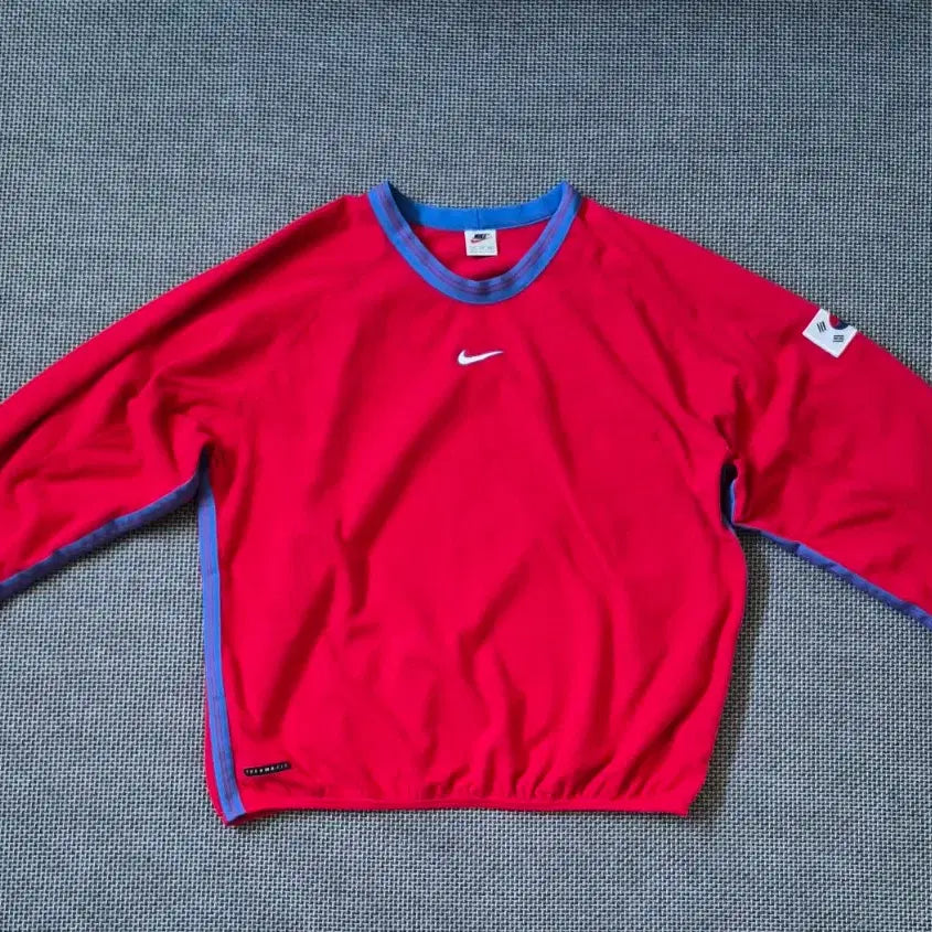 [BUNJANG] Nike South Korea Fleece Long Sleeve 1998-2002 / 나이키 98~02 대한민국 후리스 긴팔