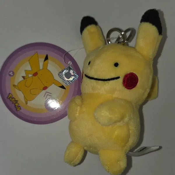 [BUNJANG] Pokemon Metamon (Transformed into Pikachu) & Pikachu Doll Keychain Bundle Set / 일괄) 포켓몬스터 피카츄로 변신한 메타몽/일반 피카츄 인형 키링 판매