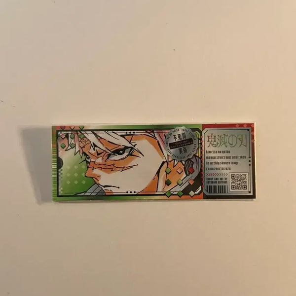 [BUNJANG] Demon Slayer Sanemi Ticket Sticker / 귀칼 사네미 티켓 스티커