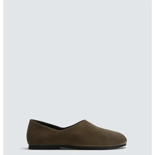 [BUNJANG] Zara x Aron Levin Suede Leather Loafers Bronze 260 / (새상품) 자라 X 아론 레빈 스웨이드 레더 로퍼 브론즈 260