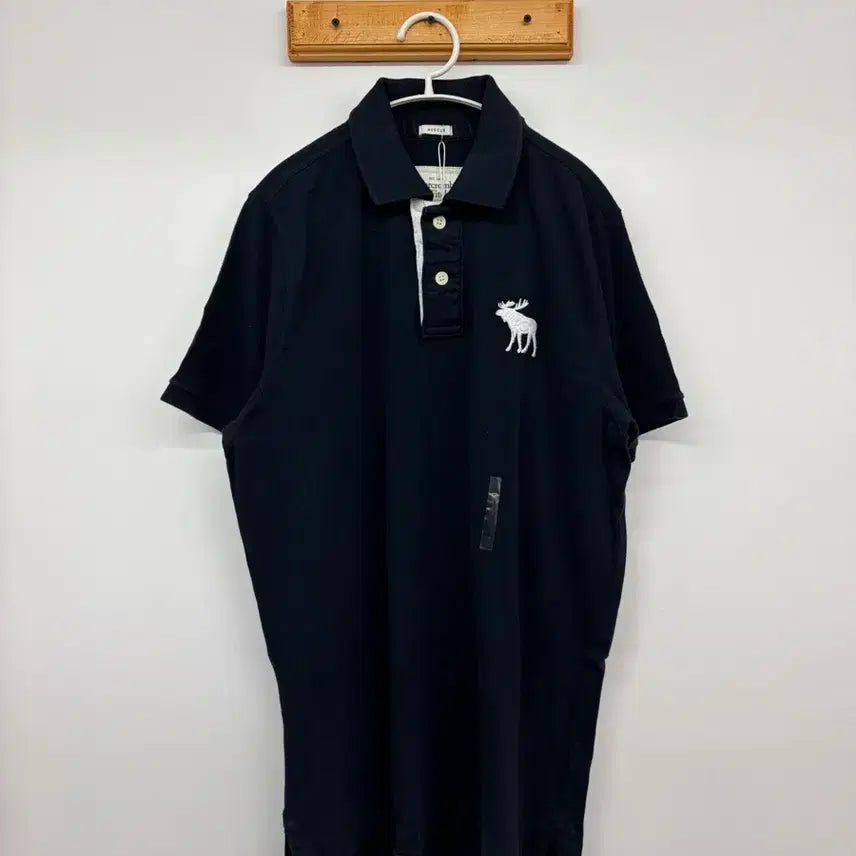 [BUNJANG] Abercrombie Short Sleeve Polo Shirt XXL (New) / 아베크롬비 반팔 카라티(새상품)