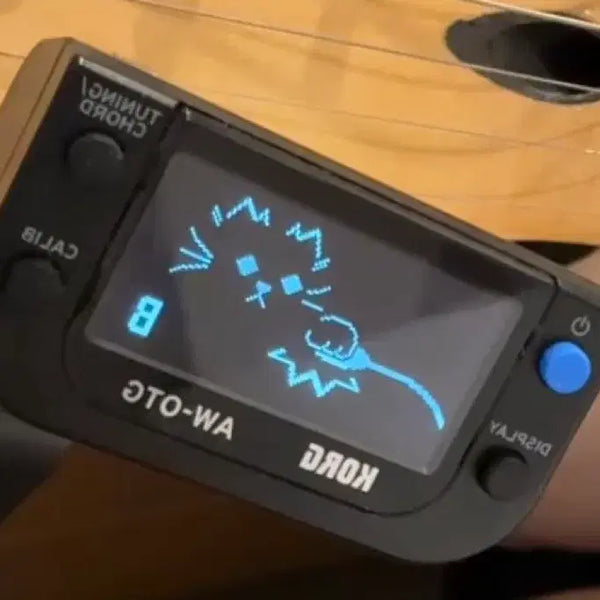 [BUNJANG] Korg AW-OTG Tuner with Animation Function / AW-OTG 기타 튜너 애니메션 기능 있음