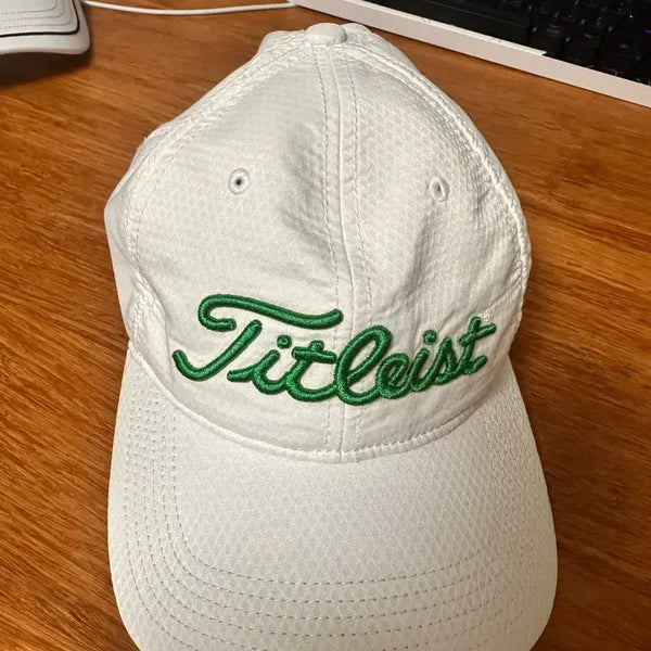 [BUNJANG] Titleist Golf Cap White / 타이틀리스트 골프 모자 화이트 깨끗