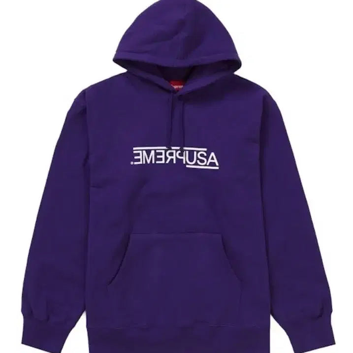 [BUNJANG] Supreme USA Purple Hoodie XL / usa 슈프림 퍼플 후드