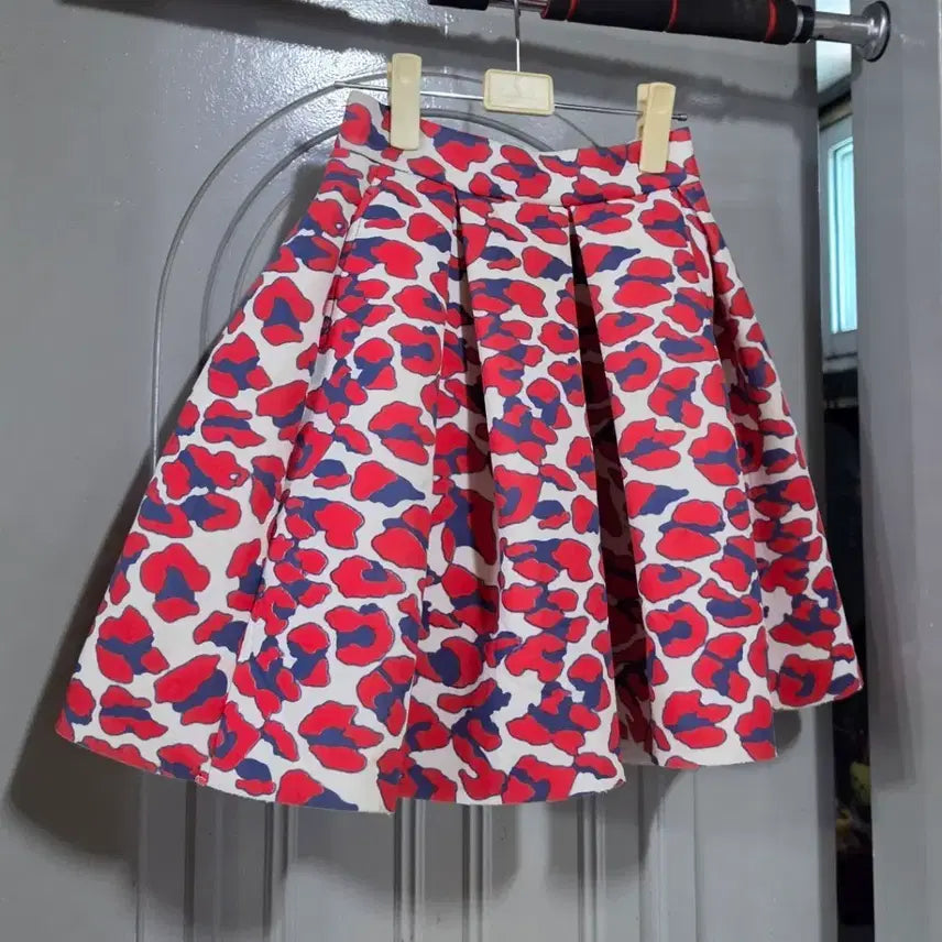 [BUNJANG] Maje Leopard Print A-Line Midi Dress / 마쥬