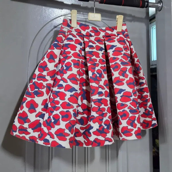 [BUNJANG] Maje Leopard Print A-Line Midi Dress / 마쥬