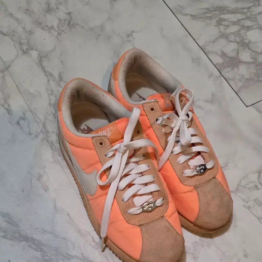 [BUNJANG] Nike Cortez Orange Suede Size 250 / 나이키 코르테즈 오렌지 스웨이드 250