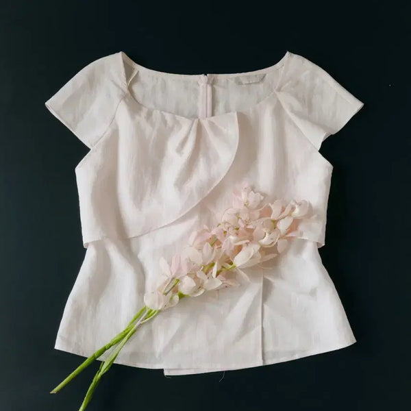 [BUNJANG] Yuje Front Wrap Blouse Mint S / (새상품) yuje 유제 프론트 랩 블라우스