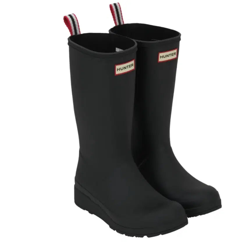 [BUNJANG] Hunter Play Tall Rain Boots Black US 8W / 헌터 플레이 톨 레인부츠 블랙 250 새상품