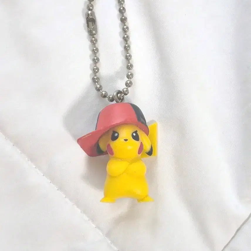 [BUNJANG] Pokemon Ash's Hat Pikachu Charm / 포켓몬스터 지우모자 피카츄 키링