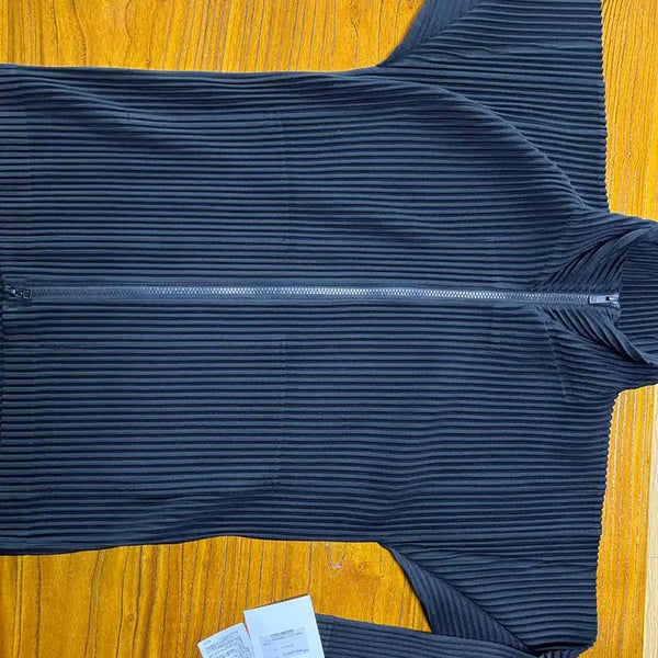 [BUNJANG] Homme Plissé Issey Miyake Basic Zip-Up Black / 옴므 플리셰 이세이 미야케 베이직 집업 블랙