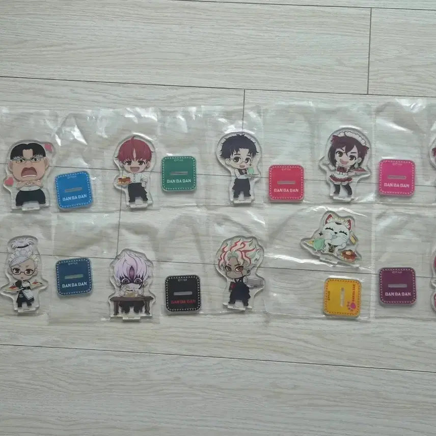 [BUNJANG] SEGA Dandan Lucky Draw SD Acrylic Stand Set (10 Types) - Sealed / [불금할인 8.0 -> 6.6](미개봉)단다단 세가 럭키 쿠지 SD 아크릴 스탠드 전10종 일괄
