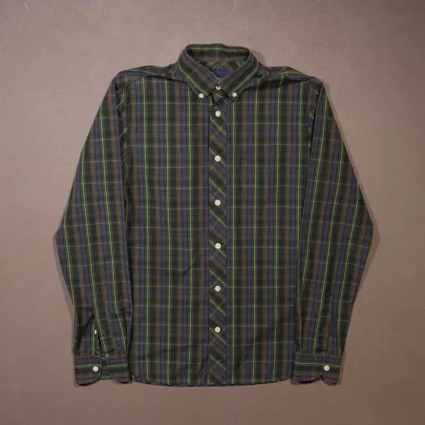 [BUNJANG] Fred Perry Plaid Shirt / 프레드페리 체크셔츠 A990