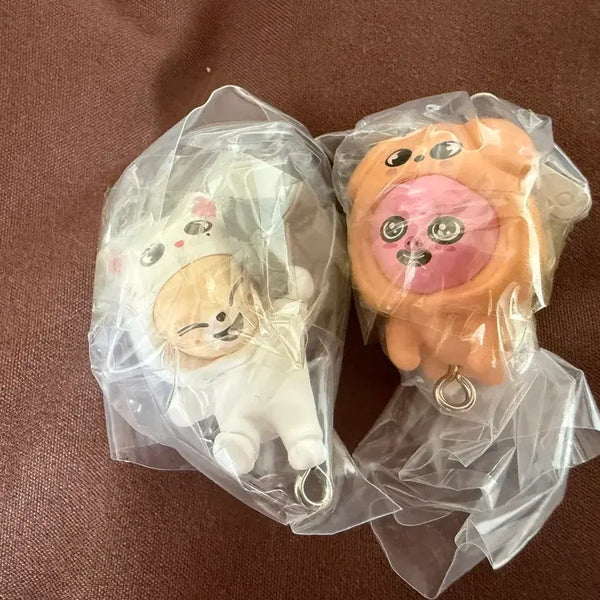 [BUNJANG] Stray Kids Fox Nyang / Dwaekki Gacha Keychain Bundle Set / 스키즈 스키주) 폭시니 돼끼 대롱 가챠 판매합니다!
