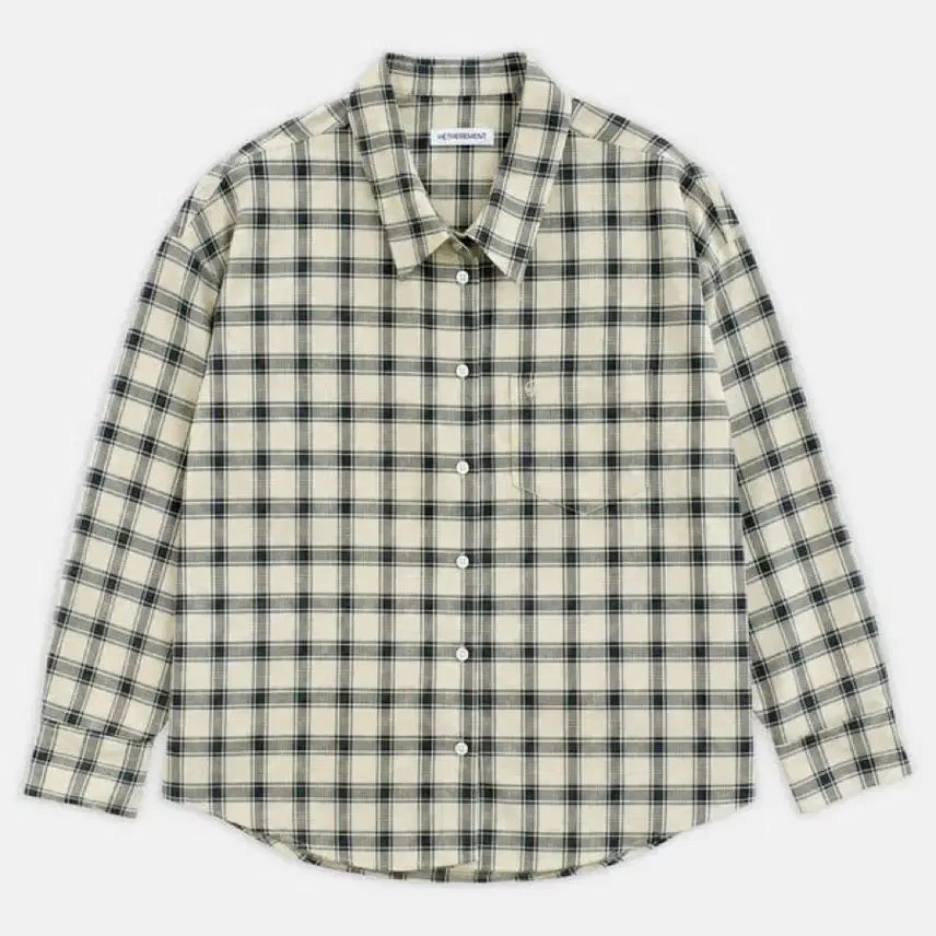 [BUNJANG] Headment Airy Butter Check Shirt / 헤더먼트 airy butter check shirts (butter)