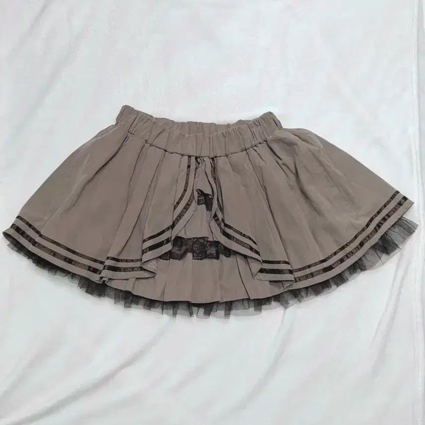 [BUNJANG] Trallala Brown Lace Skirt Lovely Hime Gyaru Culottes / 트랄라라 브라운 레이스 스커트 치마 라떼 히메 갸루 러블리 큐롯 리즈리사 빈티지 히메카지