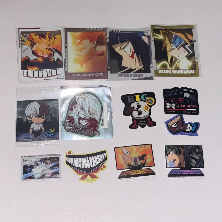 [BUNJANG] My Hero Academia Character Sticker Bundle Set / 나히아 스티커 일괄