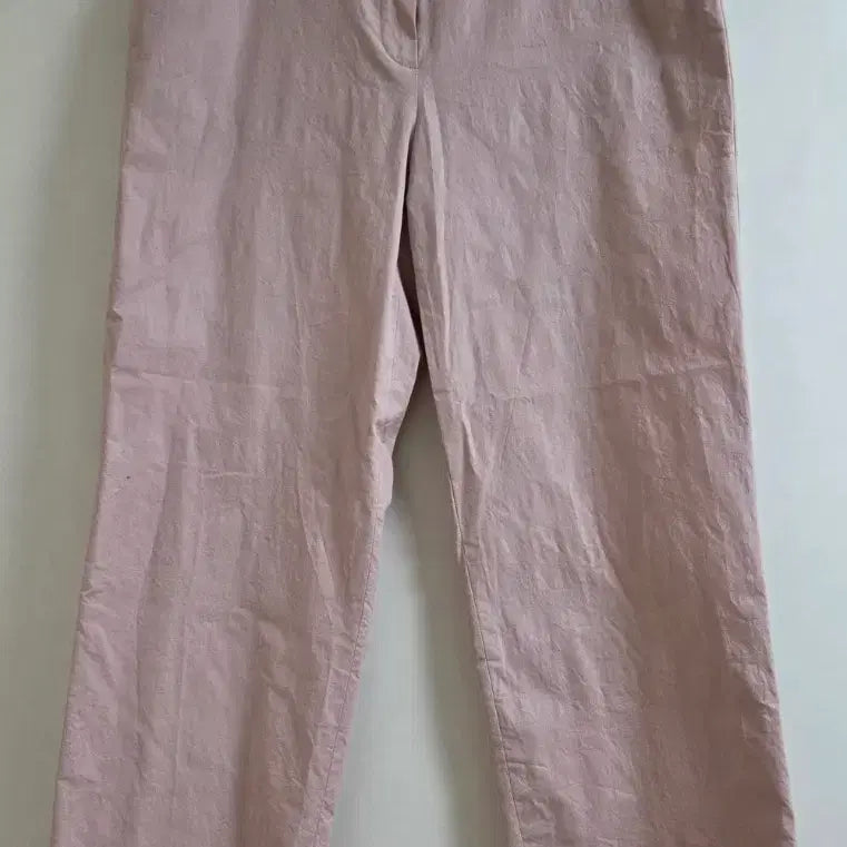 [BUNJANG] Cotton Pants Pink / 새상품 튜브 연핑크 반밴딩 면바지