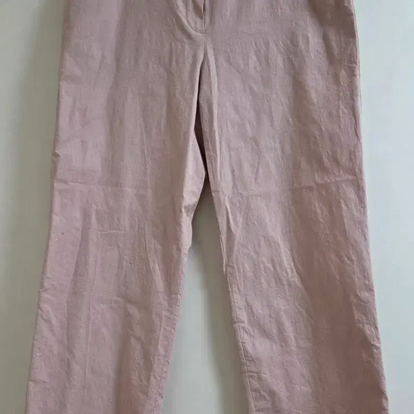 [BUNJANG] Cotton Pants Pink / 새상품 튜브 연핑크 반밴딩 면바지