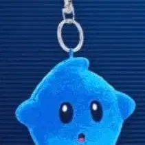 [BUNJANG] Super Mario Galaxy Luma Keychain (Blue) / 슈퍼마리오 갤럭시 굿즈 루마 키링 판매 (블루)
