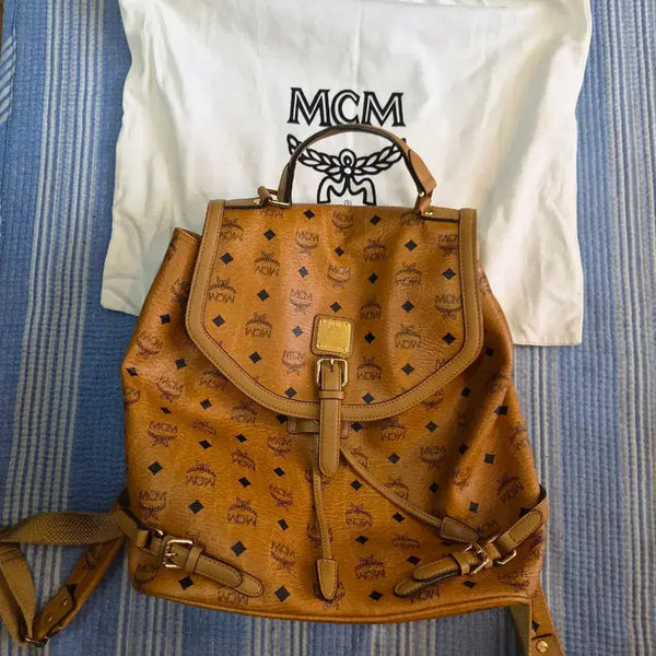[BUNJANG] MCM Leather Backpack Bag / MCM백팩가방