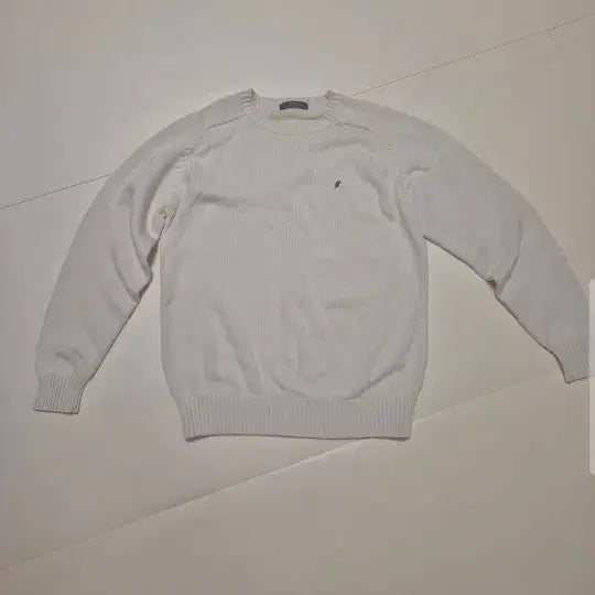 [BUNJANG] Beanpole White Sweatshirt L / 급처]  빈폴파인색맨투맨. L