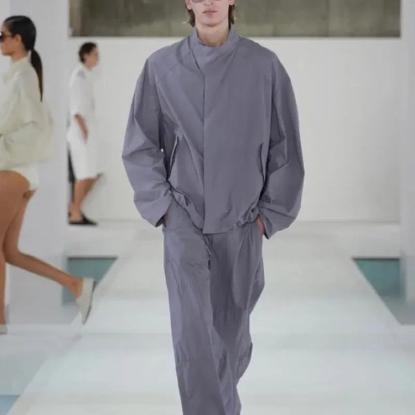 [BUNJANG] COS Technical Nylon Sports Jacket Pewter M / COS 테크니컬 나일론 스포츠 자켓 퓨터 M 사이즈