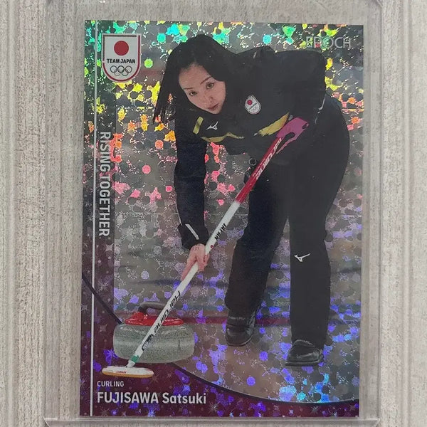 [BUNJANG] EPOCH Roces Solare Fujisawa Satsuki Curling Team Limited Edition Card / EPOCH 컬링팀 로코 솔라레 후지사와 사츠키 카드