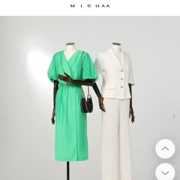 [BUNJANG] MICHAA Collection Ivory Midi Dress / 새상품 미샤  MICHAA 컬렉션 원피스