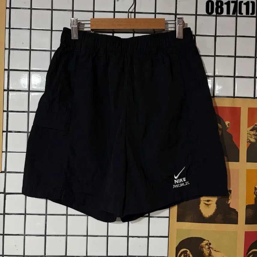 [BUNJANG] Nike Men's Black Logo Shorts / 나이키 반바지 0817